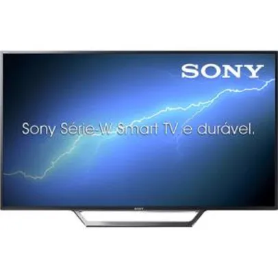 Smart TV LED 40" Sony KDL-40W655D Full HD com Conversor Digital 2 HDMI 2 USB Wi-Fi  por R$ 1313