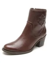 Bota Couro Capodarte Brasão Marrom - R$ 169,00