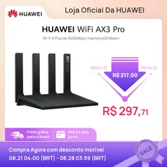 Roteador Huawei Ax3 Quad Core, Wi-fi 6 3000 Mbps