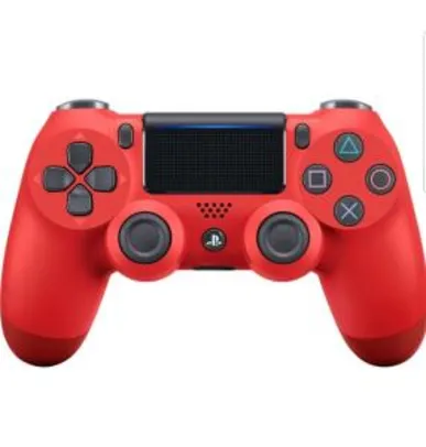 [Cartão Sub] 2 Controles Sem Fio PS4 Dualshock Vermelho - Sony - R$320