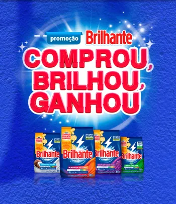 Promoção Brilhante - Prêmios de até R$500 na hora