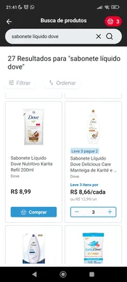 Sabonete Líquido Dove Delicious Care Manteiga de Karité e Baunilha 250ml