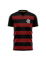 (G) Camisa Flamengo Brains Vermelha e Preta