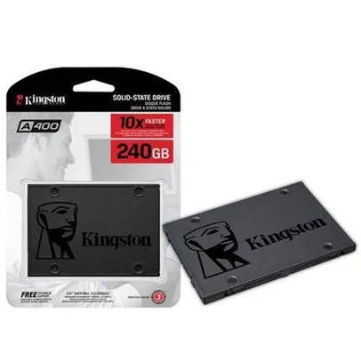 Ssd Desktop Notebook Ultrabook Kingston Sa400s37/240gb | R$225