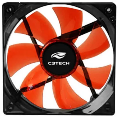 [Prime] Cooler Fan C3Tech Vermelho 1200 RPM