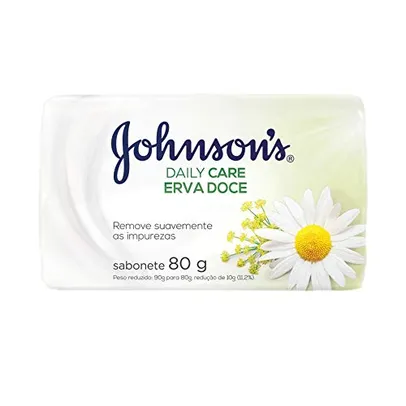 Sabonete Barra Erva Doce, Johnson's, 80G | R$1,52