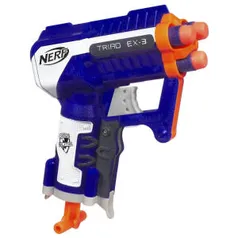 Lançador de Dardo Nerf Triad Ex3 com 3 Dardos Hasbro - R$25