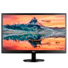 Monitor 18.5" AOC LED E970SWHNL HD HDMI Preto