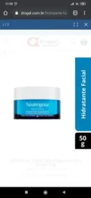 Saindo por R$ 54: Hidratante Facial Neutrogena Hydro Boost 50g - R$54 | Pelando