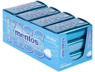 [M.pay + C. Ouro R$48] Pastilhas Mentos Kiss Mint sem açúcar 420 g - Display | R$68