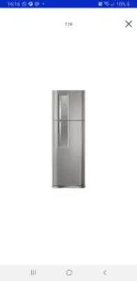 [AME R$1731] Refrigerador electrolux Frost Free 382 litros Top Freezer Platinum TF42S 220v - R$2137