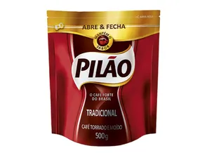 Café Pilão Torrado E Moído Tradicional Abre&Fecha 500g