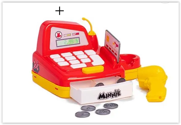 Caixa Registradora Disney Minnie com Som | R$ 54