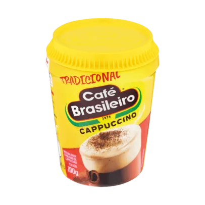 Cappuccino Tradicional Café Brasileiro Pote 200g