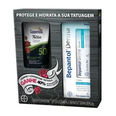 Protetor Solar Coppertone Tatto FPS 50 Loção 60ml + 40% de Desconto Bepantol Derma Creme 20g