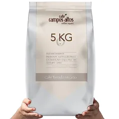 Café Especial em Grãos, 5Kg, Café Campos Altos, Torra Fresca, 100% Arábica, Direto da Fazenda