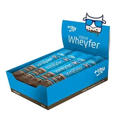 Display Chocowheyfer Proteico Mais Mu Chocolate 25G, Mais Mu, pacote com 12 unidades
