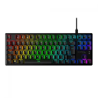 Teclado Mecânico Gamer HyperX Alloy Origins Core RGB, Switch HyperX Blue, ABNT2, HX-KB7BLX-BR