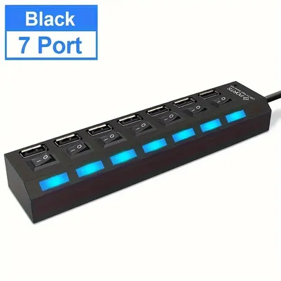 [Tx inclusa] Canector USB 7 Portas 