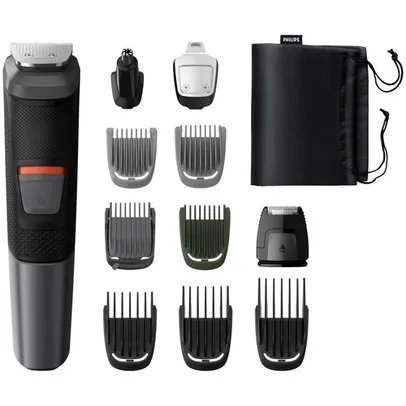 [AME SC R$ 90] Aparador de Pelos Multigroom Purpose com 11 Acessórios e Necessaire MG5730/15 