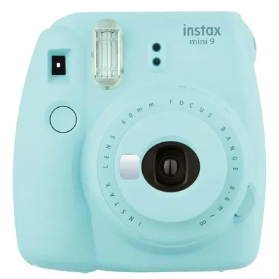 [R$165 BanQi] Câmera Instantânea Fujifilm Instax Mini 9 Azul Aqua