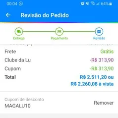 [CLube da lu] Lavadora de Roupas LG Smart VC4 11 Kg