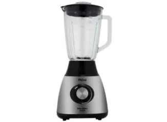 Liquidificador Philco Glass Copo de Vidro 04 Velocidades + Pulsar 800W Inox - R$97