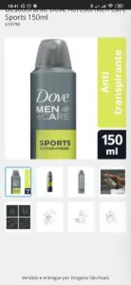 Saindo por R$ 10,49: Desodorante Dove Aerosol Men Care Sports 150ml - R$10 | Pelando