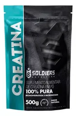 Suplemento em Pó Soldiers Nutrition Monohidratada 500g - 100% Pura