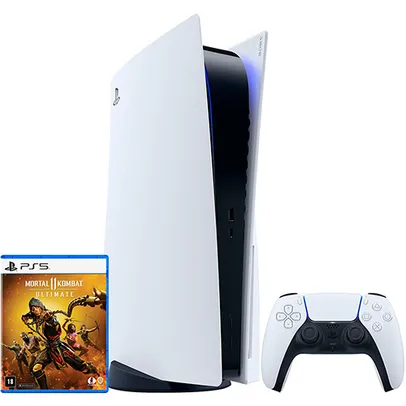 Console Playstation 5 - Ps5 + Mortal Kombat 11 Ultimate | R$5000