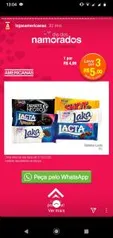 3 barras de chocolate Nestlé ou lacta 5 reais