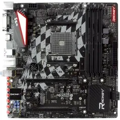 Placa Mãe Biostar Racing X470GTQ, Chipset X470, AMD AM4, MATX, DDR4