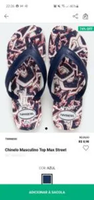 [37/38] Chinelo Havaianas Top Max Street R$9