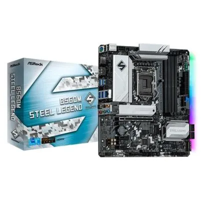 Placa Mãe ASRock B560M Steel Legend, Intel LGA1200, Micro ATX, DDR4