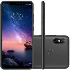 Smartphone Xiaomi Redmi Note 6 Pro 64GB Versão Global Desbloqueado Preto - R$1000