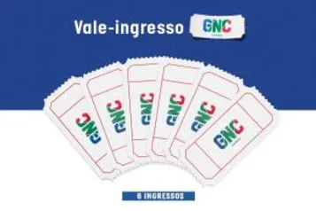 6 ingressos GNC cinemas por R$ 48,00