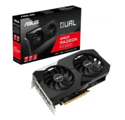 Placa de Vídeo ASUS DUAL Radeon RX 6600, 8GB, GDDR6, FSR, Ray Tracing, 90YV0GP0-M0NA00