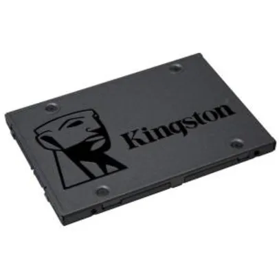 SSD Kingston 2.5´ 120GB A400 SATA III SA400S37/120G - R$225