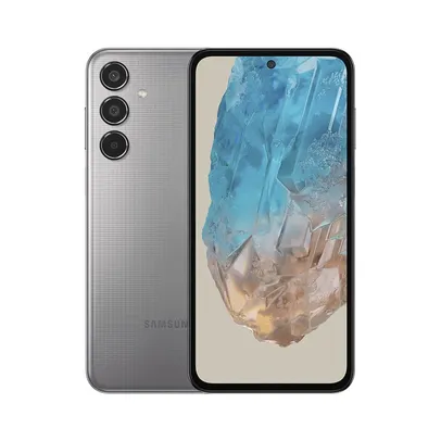 Celular Samsung Galaxy M35 5G , Câmera Tripla até 50MP, Selfie 50MP, Tela Super AMOLED + 6.6 120Hz, 256GB, 8GB RAM - Cinza