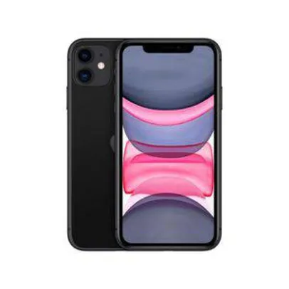 iPhone 11 Apple Preto, 64GB Desbloqueado - MHDA3BR/A