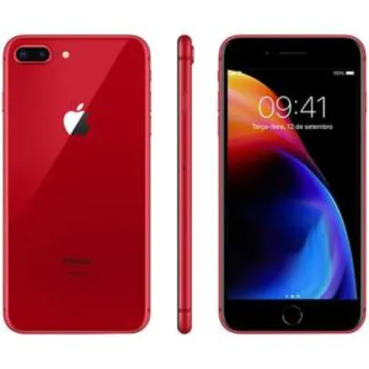 iPhone 8 Plus 64GB RED - R$ 3.153,17 - Cartao Submarino