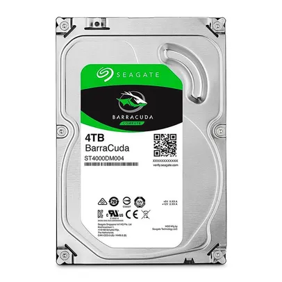 HD Seagate Barracuda 4TB Sata 6.0Gb/s 3.5 5400RPM, ST4000DM004