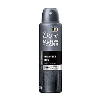 (Mais por Menos R$10,19) Dove Desodorante Antitranspirante Aerosol Invisible 150Ml Branco