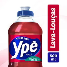 [PRIME] Lava Louças Ypê Maça 500ml, Ypê, Vermelho | R$1,40