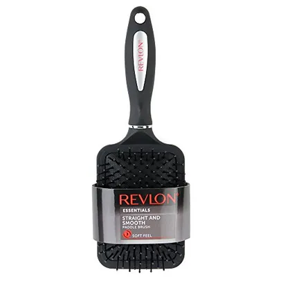 Revlon Escova de cabelo preta lisa