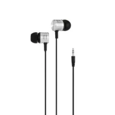 KS01 In-ear Music Earphones for 3.5mm Audio Interface - BLACK - (Compra internacional) - R$2,92