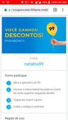 [99] Cupom de desconto para Fortaleza