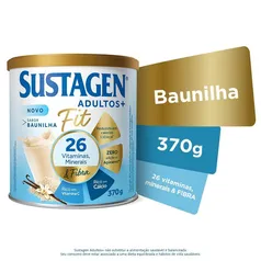 Complemento Alimentar Sustagen Adultos+ Fit Sabor Baunilha 370g