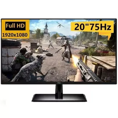 Monitor Gamer LED 19.5 Full HD 75Hz Widescreen HDMI modo jogo VESA HQ 20G75FHD-B