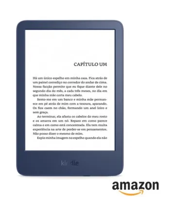 [Prime] Amazon Kindle 11ª Geração com Iluminação Embutida, Wi-Fi, 16GB, Azul - B09SWV1FSS